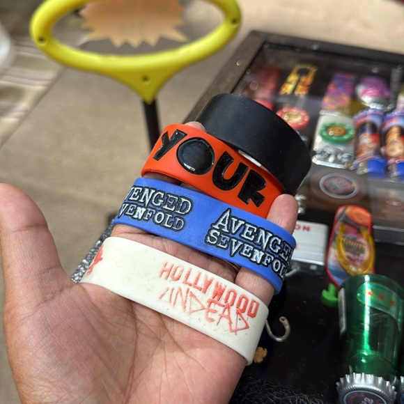 Variety of Rubber Bracelets including Avenged Sevenfold  (4) - Picture 2 of 2